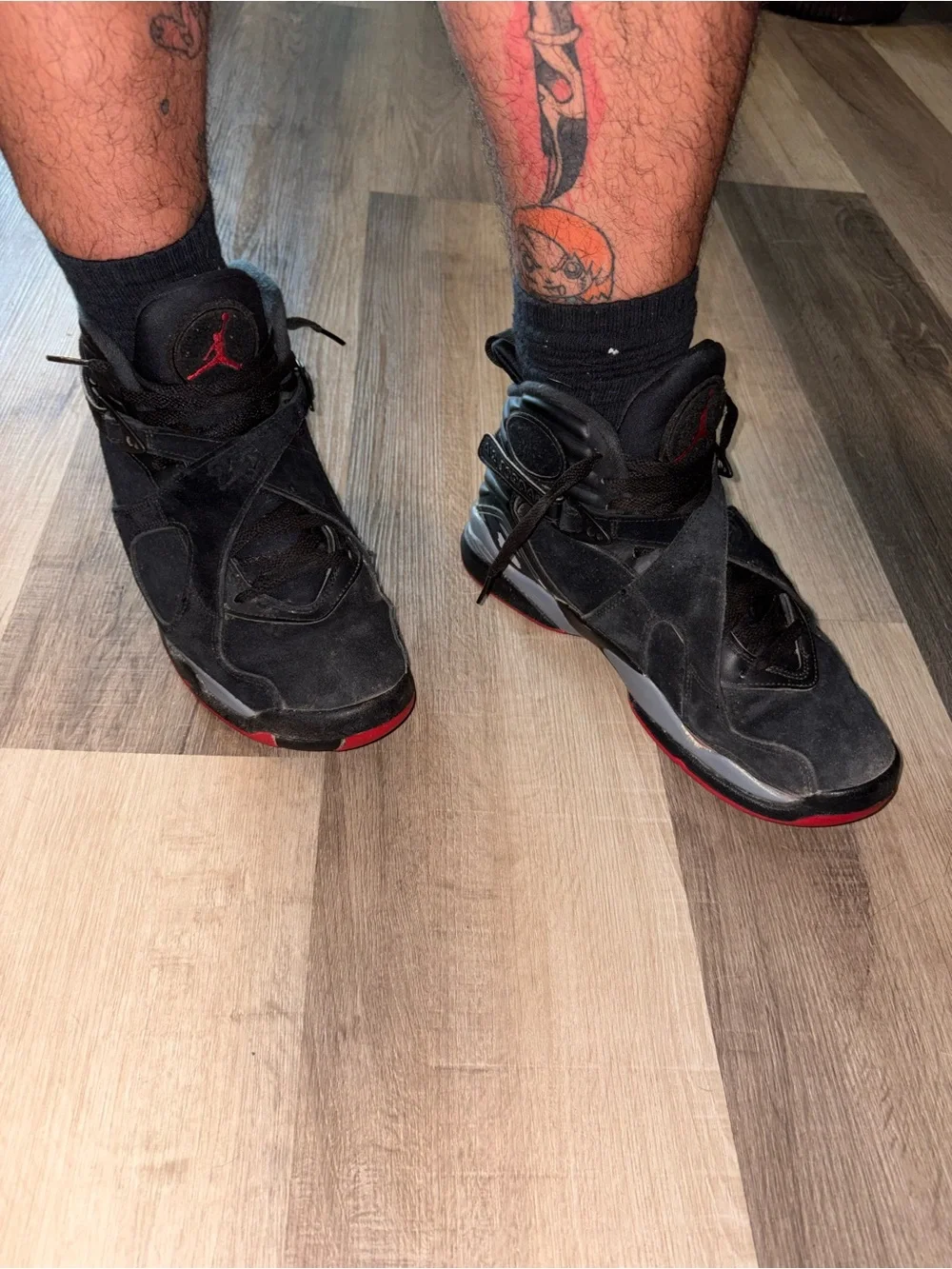Air Jordan 8 Retro Bred - size 9 men’s